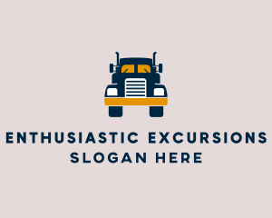 Logistics Delivery Truck logo design