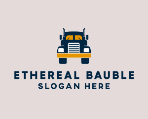 Logistics Delivery Truck logo design