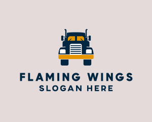 Logistics Delivery Truck logo design