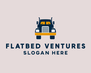 Logistics Delivery Truck logo design