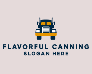 Logistics Delivery Truck logo design