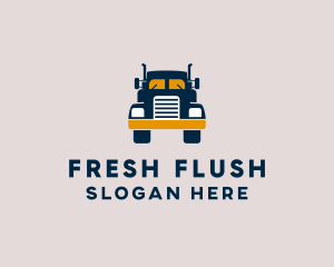 Logistics Delivery Truck logo design