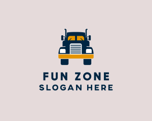 Logistics Delivery Truck logo design