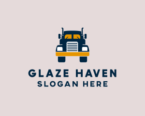 Logistics Delivery Truck logo design