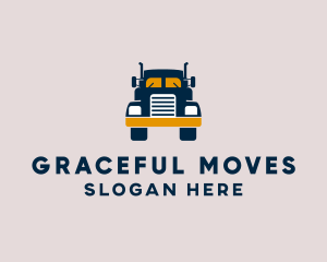 Logistics Delivery Truck logo design