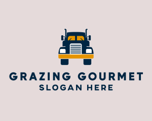 Logistics Delivery Truck logo design