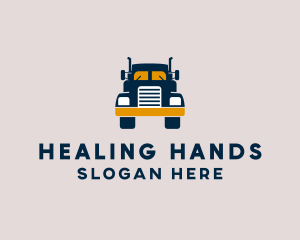 Logistics Delivery Truck logo design