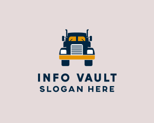 Logistics Delivery Truck logo design