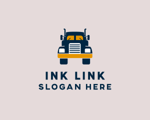 Logistics Delivery Truck logo design