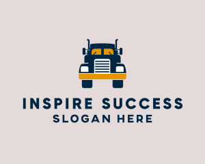 Logistics Delivery Truck logo design