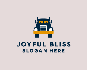 Logistics Delivery Truck logo design