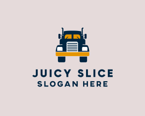 Logistics Delivery Truck logo design