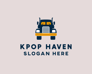 Logistics Delivery Truck logo design