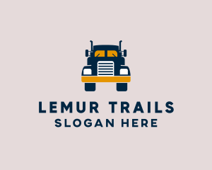 Logistics Delivery Truck logo design