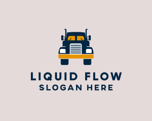 Logistics Delivery Truck logo design