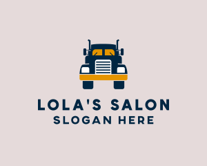 Logistics Delivery Truck logo design