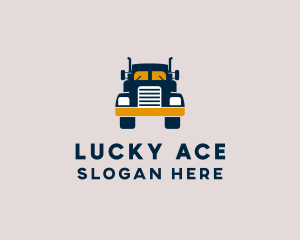 Logistics Delivery Truck logo design