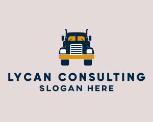 Logistics Delivery Truck logo design