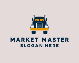 Logistics Delivery Truck logo design