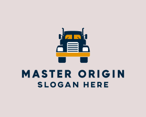 Logistics Delivery Truck logo design