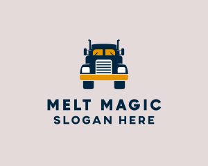 Logistics Delivery Truck logo design