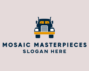 Logistics Delivery Truck logo design