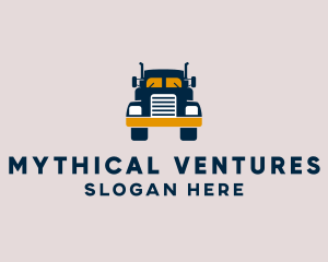 Logistics Delivery Truck logo design