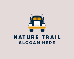 Logistics Delivery Truck logo design