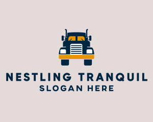 Logistics Delivery Truck logo design