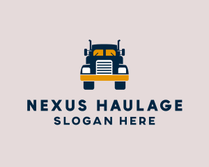 Logistics Delivery Truck logo design