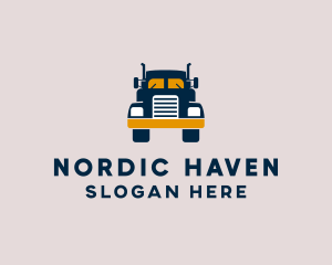 Logistics Delivery Truck logo design