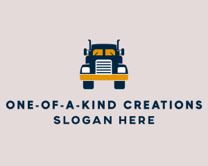 Logistics Delivery Truck logo design