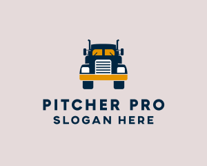 Logistics Delivery Truck logo design