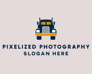 Logistics Delivery Truck logo design