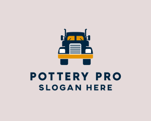 Logistics Delivery Truck logo design