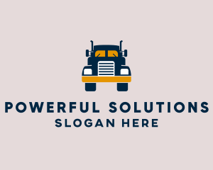 Logistics Delivery Truck logo design