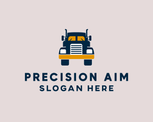 Logistics Delivery Truck logo design