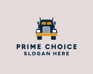 Logistics Delivery Truck logo design