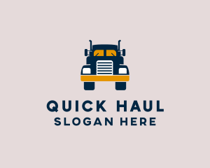 Logistics Delivery Truck logo design