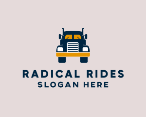 Logistics Delivery Truck logo design