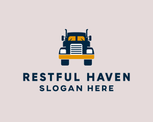 Logistics Delivery Truck logo design