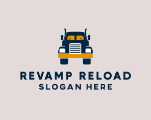 Logistics Delivery Truck logo design