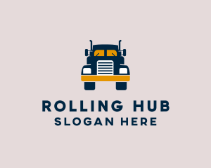 Logistics Delivery Truck logo design