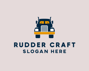 Logistics Delivery Truck logo design