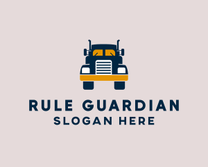 Logistics Delivery Truck logo design