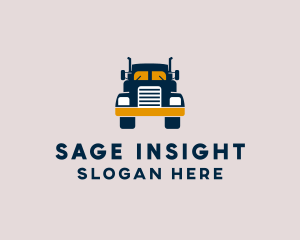 Logistics Delivery Truck logo design