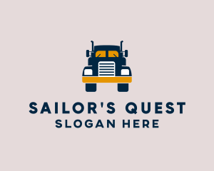 Logistics Delivery Truck logo design