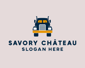 Logistics Delivery Truck logo design