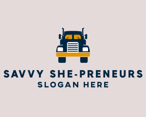 Logistics Delivery Truck logo design