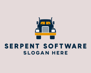 Logistics Delivery Truck logo design